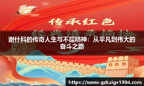 谢什科的传奇人生与不屈精神：从平凡到伟大的奋斗之路